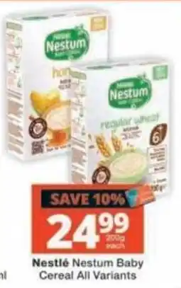 Checkers Nestlé Nestum Baby Cereal All Variants offer