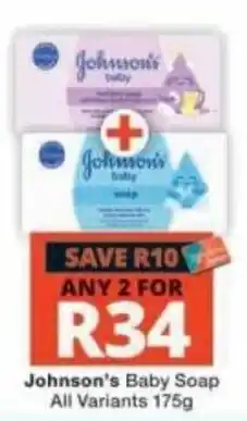 Checkers Johnson's Baby Soap offer
