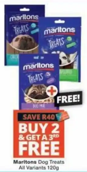 Checkers Marltons Dog Treats offer