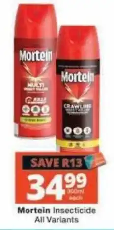 Checkers Mortein Insecticide offer