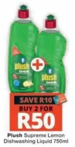 Checkers Plush Supreme Lemon Dishwashing Liquid offer