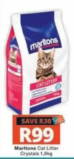 Checkers Marltons Cat Litter Crystals offer