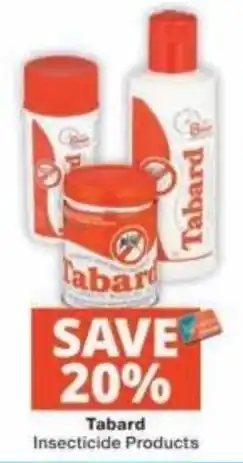 Checkers Tabard Insecticide Products offer