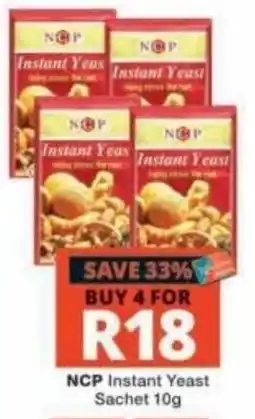 Checkers NCP Instant Yeast offer