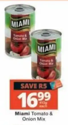 Checkers Miami Tomato & Onion Mix offer