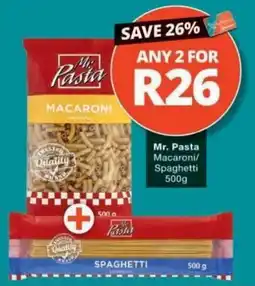 Checkers Mr. Pasta Macaroni/Spaghetti offer