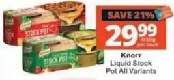 Checkers Knorr Liquid Stock Pot offer