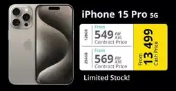 Cellucity iPhone 15 Pro 5G offer