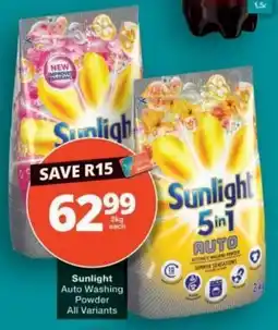 Checkers Sunlight Auto Washing Powder offer