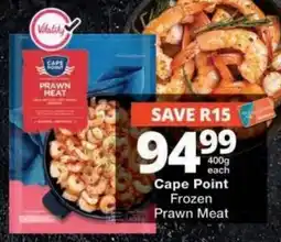 Checkers Cape Point Frozen Prawn Meat offer