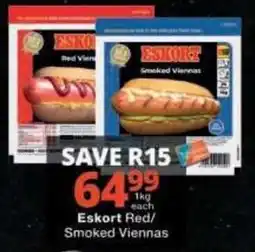 Checkers Eskort Red/Smoked Viennas offer