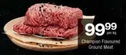 Checkers Champion Flavoured Ground Meat offer