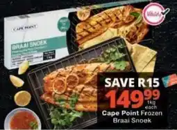 Checkers Cape Point Frozen Braai Snoek offer