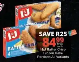 Checkers I&J Batter Crisp offer