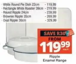 Checkers Ripple Enamel Range offer