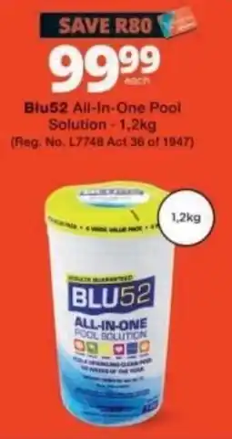 Checkers Blu52 All-In-One Pool Solution offer