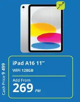 Cellucity iPad A16 11" offer