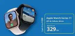 Cellucity Apple Watch Series 11 GPS & Cellular 46mm offer