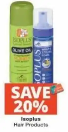 Checkers Isoplus Hair Products offer