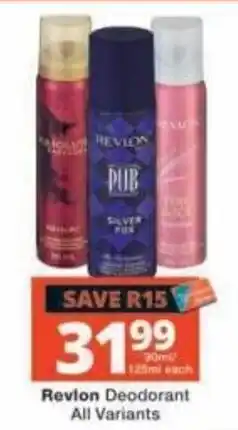 Checkers Revlon Deodorant offer