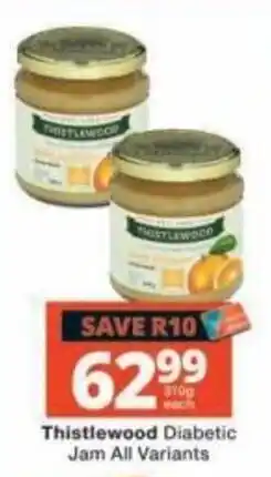 Checkers Thistlewood Diabetic Jam offer