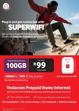 Cellucity Vodacom Prepaid Home Internet offer