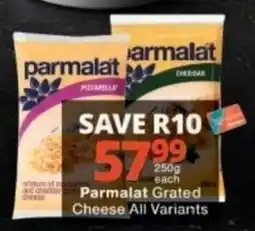 Checkers Parmalat Grated Cheese offer