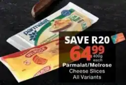 Checkers Parmalat/Melrose Cheese Slices offer