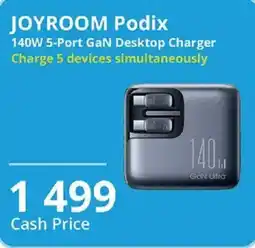 Cellucity JOYROOM Podix 140W 5-Port GaN Desktop Charger offer