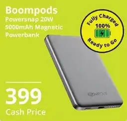 Cellucity Boompods Powersnap 20W 5000mAh Magnetic Powerbank offer