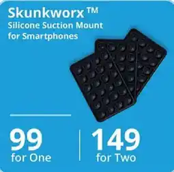 Cellucity Skunkworx™ Silicone Suction Mount for Smartphones offer