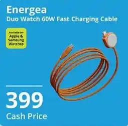 Cellucity Energea Duo Watch 60W Fast Charging Cable offer