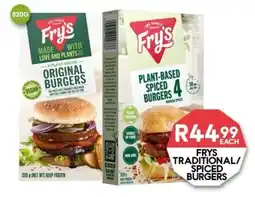 Take 'n Pay Frys Traditional/Spiced Burgers offer