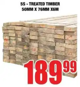 Boxer 5S - TREATED TIMBER offer
