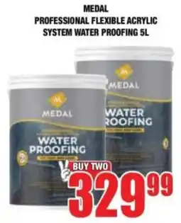 Boxer MEDAL PROFESSIONAL FLEXIBLE ACRYLIC SYSTEM WATER PROOFING offer