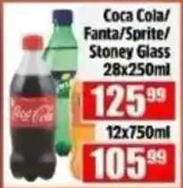 Devland Cash And Carry Coca Cola/Fanta/Sprite/Stoney Glass offer