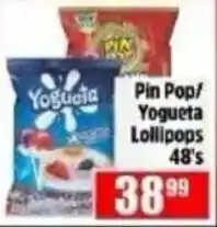 Devland Cash And Carry Pin Pop/Yogueta Lollipops offer