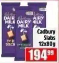 Devland Cash And Carry Cadbury Dairy Milk Slabs offer