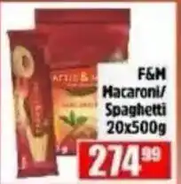 Devland Cash And Carry F&M Macaroni/Spaghetti offer