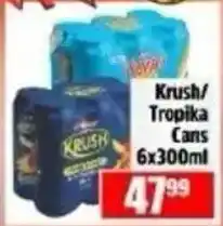 Devland Cash And Carry Krush/Tropika Cans offer