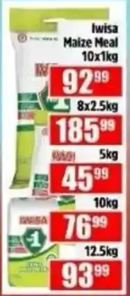 Devland Cash And Carry Iwisa Maize Meal offer
