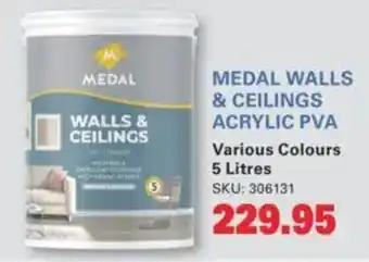MEDAL WALLS & CEILINGS ACRYLIC PVA