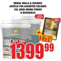 Boxer Medal Walls & Ceilings Acrylic PVA Assorted offer