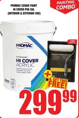 Boxer PROMAC CEDAR PAINT HI COVER PVA offer