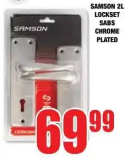 Boxer SAMSON 2L LOCKSET SABS CHROME PLATED offer