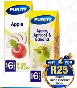 Take 'n Pay PURITY JUICE ASSORTED offer