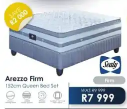 The Bed Shop Sealy Arezzo Firm 152cm Queen Bed Set offer