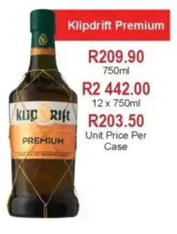 Johnny's Liquor Hypermarket Klipdrift Premium offer
