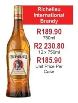 Johnny's Liquor Hypermarket Richelieu International Brandy offer