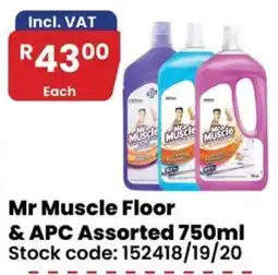 Africa Cash and Carry Mr Muscle Floor & APC Assorted offer
